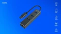 Savio Hub AK-58 3-portowy USB-A 3.1 Gen 1 z adapterem RJ-45 Gigabit Ethernet