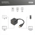 Digitus Kabel rozdzielacz/splitter HDMI HighSpeed 1080p 24Hz FHD Typ HDMI A/2xHDMI A M/Ż 0,2m Czarny