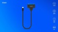 Savio Adapter USB-C 3.1 Gen 1 (M) - SATA (F) do dysków 2.5 cala, AK-69