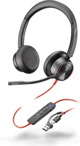 POLY Słuchawki Blackwire 8225 Stereo USB-C/A MS-Teams  8X225AA