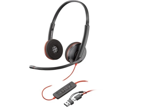 POLY Słuchawki Blackwire 3220 USB-A/C  8X2J9A6 Czarne