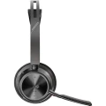 POLY Zestaw słuchawkowy Voyager Focus 2  certyfikatem Microsoft Teams USB-C-C z podstawką ładującą, przejściówka USB-C/A 9T9J6AA