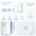 TP-LINK Router Deco BE85(2-pack) System WiFi 7