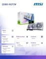 MSI Karta graficzna GeForce RTX 5080 GAMING TRIO OC WHITE 16G GDDR7 256bit
