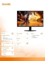 AOC Monitor 25G4SRE 24.5 cala Fast IPS 300Hz HDMIx2 DP