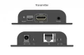Digitus Przedłużacz (extender) po skrętce kat.6 HDMI 4K/60Hz przez IP 1G lub do 120m/200m z PoE, max. 253 odbiorniki, sterowanie IR - zestaw