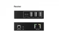 Digitus Przedłużacz (extender) po skrętce kat.6A  USB 3.1 Gen1 do 100m, 3x USB-A, 1x USB-C do 5 Gbps, 1x RJ45 (Gigabit Ethernet) - zestaw (odbiornik/n