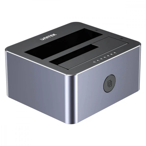 Unitek Stacja klonująca dyski 2x 2,5/3,5; CLONE; USB-C 10 Gbps
