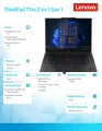 Lenovo Ultrabook ThinkPad T14s 2in1 G1 21R30040PB W11Pro ULT5 225U/16GB/512GB/INT/14.0 WUXGA/Touch/Black/3YRS Premier Support + CO2 Offset