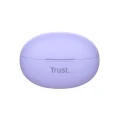 Trust Słuchawki earbuds Yavi Bluetooth ENC fioletowe