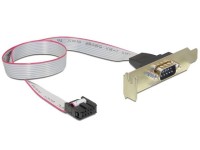 Gembird Gniazdo DB9 (COM9) na śledziu + low profile