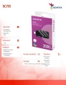 Adata Dysk SSD External SC735 2TB U3.2C 1000/1000MB/s Grey