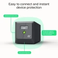 Green Cell Zasilacz awaryjny UPS 360W/650VA modyfikowana sinusoida