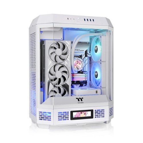 Thermaltake Obudowa - The Tower 600 TG - Snow