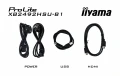 IIYAMA Monitor 24 cali XB2492HSU-B1 IPS,FHD,HDMI,DP,120Hz,300cd,4ms,        cienkie ramki, 1500:1, ErP B, USB HUBx2