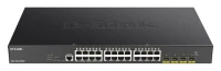 D-Link Przełącznik DGS-1250-28XMP 24GE PoE+ 4SFP+