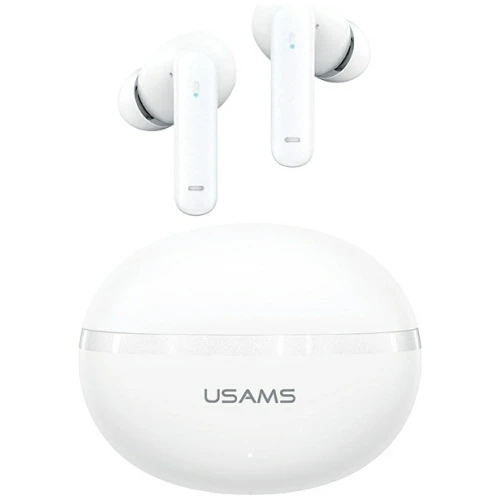 USAMS Słuchawki bluetooth TWS E02 ANC+ENC white