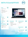 Dell Laptop Dell Pro 14 Essential PV14255 W11P Ryzen 7 250|16GB|512GB|AMD Radeon|FgrPr|WLAN+BT|14.0 FHD+|BcklKb|4C|65W|3YPS Carbon Black (Plastic)