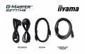 IIYAMA Monitor 27 cali G2771HS-B1 0.4ms,Fast IPS,DP,2xHDMI,240Hz,350cd,    Adaptive G-SYNC - 1920 x 1080 @48-240Hz  DisplayPort Only