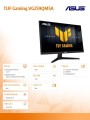 Asus Monitor 25 cali TUF Gaming VG259QM5A IPS 240Hz 2HDMI DP 0,3MS