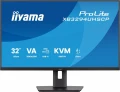 IIYAMA Monitor 31,5 cala XB3294UHSCP-B1.4K,VA,2xHDMI,DP,USB-C dock 95W, PIP,RJ45, 400cd, 2ms, 4xUSB, KVM,Sync,2x5W, HAS (150) PIVOT,