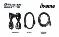 IIYAMA Monitor 23,8 cala GB2471HS-B1 Fast IPS,FHD,240Hz,2xHDMI,DP, 350cd, HAS(150) PIVOT, Adaptive G-SYNC - 1920 x 1080 @48-240Hz  DisplayPort Only