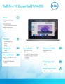 Dell Laptop Dell Pro 14 Essential PV14255 W11P Ryzen AI 7 350|16GB|1TB|AMD Radeon|FgrPr|WLAN+BT|14.0 FHD+|BcklKb|4C|65W|3YPS Platinum Silver Metal