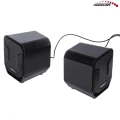 Audiocore Głośniki komputerowe 6W USB AC865B Czarno-niebieskie