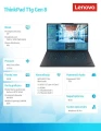 Lenovo Ultrabook ThinkPad T1G G8 21TD0002PB  W11Pro Ultra 7 255H/32GB/1TB/RTX 5060 8GB/16.0 WUXGA/Black/3YR Premier NBD + 3YRS Ci + CO Offset
