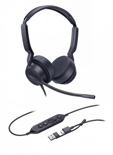 Yealink Słuchawki UH42 Dual Teams USB-C/A 1308195