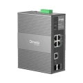 TP-LINK Przełącznik IES206GPP  Industrial Easy Managed Omada, 6 portów gigabitowych, w tym 3 portPoE+ i