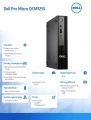 Dell Komputer Dell Pro Micro QCM1255 W11Pro Ryzen 7 Pro 8700GE/1x16GB/512GB/Integrated/WLAN + BT/Kb/90W/TPM/3YPS