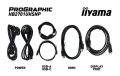 IIYAMA Monitor 27 cali ProGraphic HB2701UHSNP-B1 4K,IPS BLACK 2.0,450cd,VESA USB-c dock(PD:96W),HDMI,DP,DAISY/CHAIN,4xUSB,RJ45,3000:1,sRGB:100%,DCI-P3