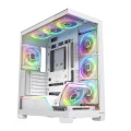 MODECOM Obudowa PC VOLCANO STELLAR PLUS ARGB MIDI 8F Biała