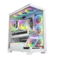 MODECOM Obudowa PC VOLCANO STELLAR PLUS ARGB MIDI 8F Biała