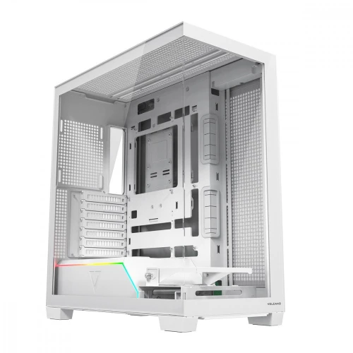 MODECOM Obudowa PC VOLCANO STELLAR PLUS ARGB MIDI NF Biała
