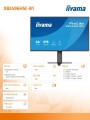 IIYAMA Monitor 24 cale XB2496HSC-B1 IPS, FHD, HDMI, USB-C (PD 65W), 144Hz