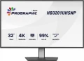 IIYAMA Monitor 31.5 cala ProGraphic HB3201UHSNP-B1 4K,IPS BLACK 2.0,450cd,VESA USB-c dock(PD:96W),HDMI,DP,DAISY/CHAIN,4xUSB,RJ45,3000:1,sRGB:100%,DCI-