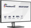 IIYAMA Monitor 31.5 cala ProGraphic HB3201UHSNP-B1 4K,IPS BLACK 2.0,450cd,VESA USB-c dock(PD:96W),HDMI,DP,DAISY/CHAIN,4xUSB,RJ45,3000:1,sRGB:100%,DCI-