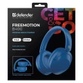 Defender Słuchawki bezprzewodowe nauszne FREEMOTION B490 Niebieskie