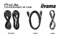 IIYAMA Monitor 24 cale T2452MSC-W1AG FHD,10PKT, POJ, IPS, HDMI, DP, 400cd, biały