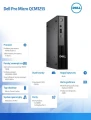 Dell Komputer Dell Pro Micro QCM1255 W11Pro Ryzen 5 Pro 8600GE/1x16GB/512GB CL35/Integrated/WLAN + BT/Kb/65W/TPM/3YPS