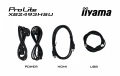 IIYAMA Monitor 23.8 cala XB2493HSU-B1 IPS.HDMI.DP.2x2W.USBx2, 350cd,1500:1,    HAS 150/PIVOT