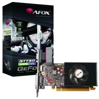 AFOX Karta graficzna GeForce GT 730 1GB DDR3 64Bit DVI HDMI VGA LP Fan V1