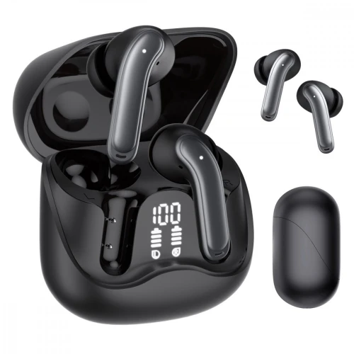 Audiocore Słuchawki bezprzewodowe AC591 PRO ANC , ENC, 6 mikrofonów, etui ładujące