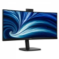 Philips Monitor 34 cale 34B2U3600CH Curved VA HDMIx2 DP HAS USB-C RJ45 KVM