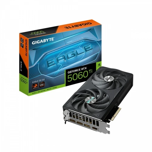 Gigabyte Karta graficzna GeForce RTX 5060 Ti EAGLE OC 12 8BIT GDDR7 HDMI/3DP