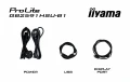 IIYAMA Monitor 25 cali GB2591HSU-B1 0.4ms, DP, 2xHDMI 2.1, 320Hz, Fast IPS, USB HUB x4
