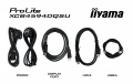 IIYAMA Monitor ProLite 44.5 cala XCB4594DQSU-B1 ,VA,DQHD,2xDP,2xHDMI,1500R,32:9,      450 cd/m2,  3000:1, USB HUB x4 (2x Type-A, 2x Type-C), 2 x 3W