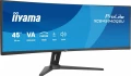 IIYAMA Monitor ProLite 44.5 cala XCB4594DQSU-B1 ,VA,DQHD,2xDP,2xHDMI,1500R,32:9,      450 cd/m2,  3000:1, USB HUB x4 (2x Type-A, 2x Type-C), 2 x 3W